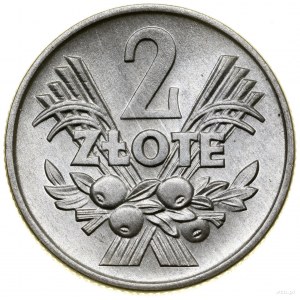 2 gold, 1959, Warsaw; Parchimowicz 216b; rare vintage....