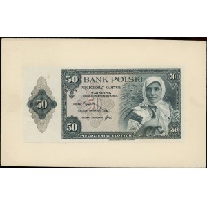 50 Gold - a one-sided sample in slightly different colo...