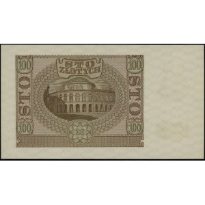 100 złotych, 1.03.1940; fałszerstwo Związku Walki Zbroj...