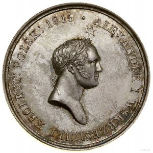 Pamätná medaila k úmrtiu Alexandra I., 1826; Av: Gl...