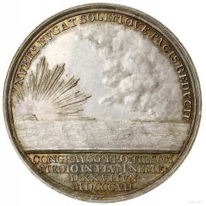 Medal upamiętniający pokój w Tylży, 1807, projektował A...