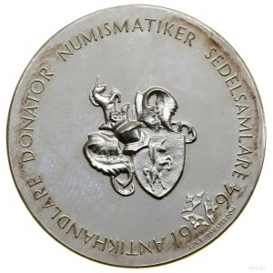 Medal upamiętniający Henryka Bukowskiego, 1994; Aw: Pop...