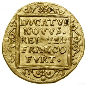 Dukat, 1638, Frankfurt; Aw: W ozdobnym kwadracie, w pię...