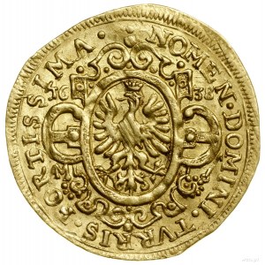 Dukat, 1638, Frankfurt; Aw: W ozdobnym kwadracie, w pię...
