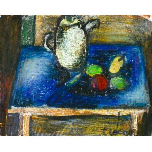 Eugeniusz TUKAN-WOLSKI (1928-2014), Still life with pitcher and fruit