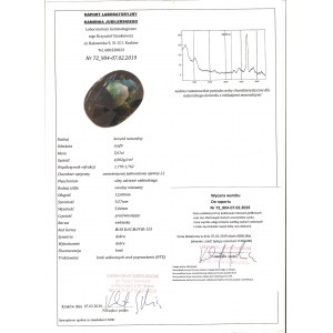 5,61ct - Niebieski Szafir Naturalny z Certyfikatem