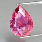 3.54ct Natural Pink Tourmaline - Beautiful Teardrop