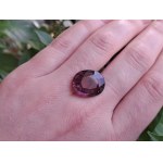 10,98 ct přírodní fialový turmalín - velký drahokam