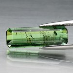 3,07 ct Tormalina verde naturale