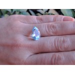 7,85ct - Topaze naturelle - Bleu