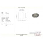 Saphir naturel de 1,37ct avec certificat
