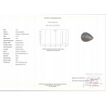 Saphir naturel de 1,57ct avec certificat