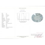 5,49ct akvamarín přírodní certifikát 448_