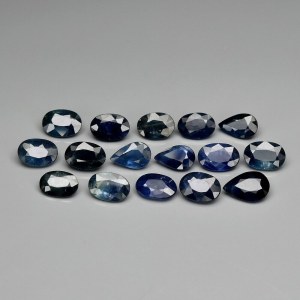 8.20ct - Natural Sapphire - Set.