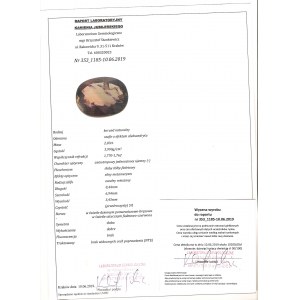 2.03ct - Saphir d'investissement naturel avec effet Alexandrite - avec certificat