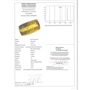 12,37ct - Saphir d'investissement naturel - Grand spécimen - avec certificat