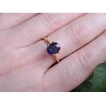 2.21ct - Saphir naturel - Belle couleur - avec certificat