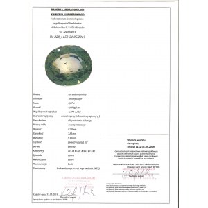 3,27ct - Inwestycyjny Naturalny Szafir z Certyfikatem