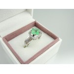 Gold Ring - Emerald and Diamonds