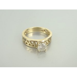 Bague en or - diamant