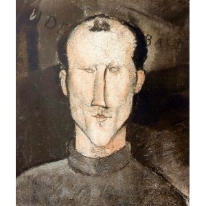 Amedeo MODIGLIANI (1884-1920), Portret rzeźbiarza Leona Indenbauma