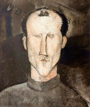 Amedeo MODIGLIANI (1884-1920), Portret rzeźbiarza Leona Indenbauma