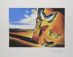 Salvador DALI (1904-1989), Pejzaż z motylami