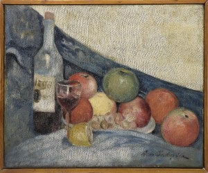 Leon LEWKOWICZ (1888-1950), Martwa natura z owocami