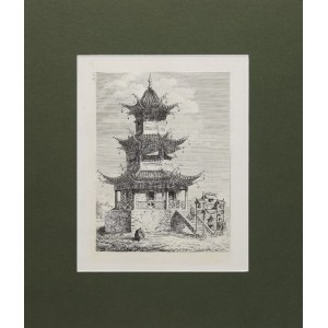 Carl MERKER (1817-1897), Pagoda, 1856