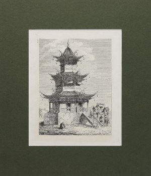 Carl MERKER (1817-1897), Pagoda, 1856