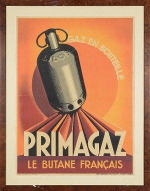 Edmond MAURUS (XX w.), Plakat - PRIMAGAZ LE BUTANE FRANÇAIS