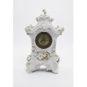 Clock in rococo type
