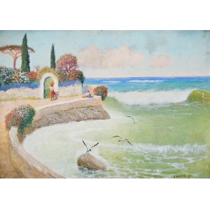 Roman BRATKOWSKI (1869-1954), Landscape from Capri
