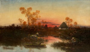 Karol HEIMROTH (1860-1930), Pre-Evening Landscape, ca. 1900