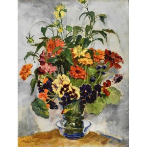 Albert LIPCZYŃSKI (1876-1974), Fiori di campo in un vaso