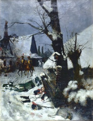 Stanislaw FABIJAŃSKI (1865-1947), Napoleonic Patrol, 1891