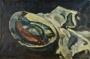 Jacques CHAPIRO (1887-1962), Zátišie s rybami