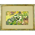 Wojciech WEISS (1875-1950), Motif d'un jardin, 1906