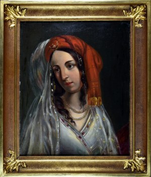 Korneli SZLEGEL (1819-1870), Kopf einer türkischen Frau