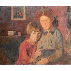 Stanisław CZAJKOWSKI (1878-1954), Portrait de Wanda et Irena Nasalikówien