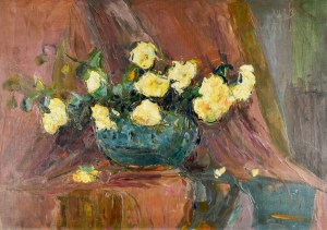 Wlodzimierz TERLIKOWSKI (1873-1951), Yellow roses, 1923