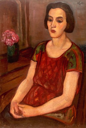 Henri EPSTEIN (1891-1944), Portrét umelcovej manželky Suzanne Dorignac, okolo roku 1926