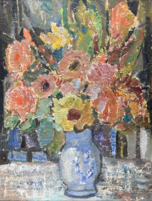 Henryk KRYCH (1905-1980), Kvety vo váze