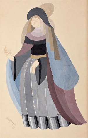 Alice HOHERMANN (1902-1943), stĺp - vydatá, 1928