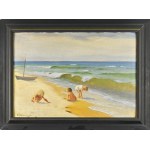 INDEPENDENT PAINTER, Children on the Beach