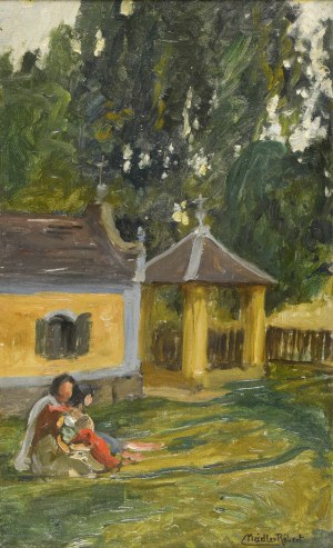 INDEPENDENT PAINTER, In front of the church