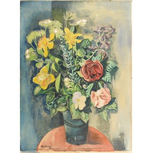Moses KISLING (1891-1953), Fleurs dans un vase