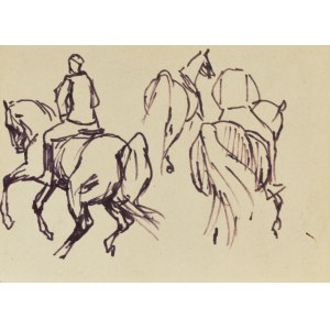 Ludwik MACIĄG (1920-2007), Riders on Horses