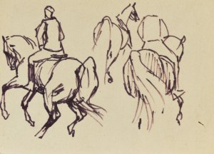 Ludwik MACIĄG (1920-2007), Riders on Horses