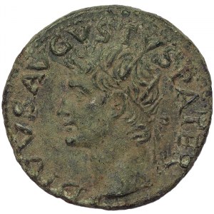 Římské mince, císařství, Augustus (27 př. n. l. - 14 n. l.), Ae Nummus n.d., Řím